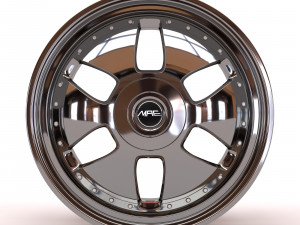 MAE Crown Jewel rims two versions printable 3D 打印模型