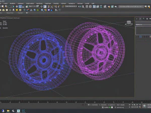 MAE Crown Jewel rims two versions printable 3D Print Model
