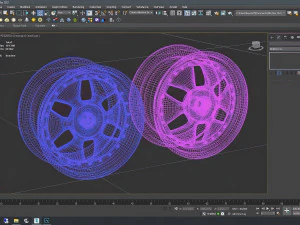 MAE Crown Jewel rims two versions printable 3D Print Model