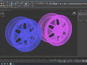 MAE Crown Jewel rims two versions printable 3D Print Model