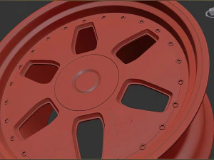 MAE Crown Jewel rims two versions printable 3D Print Model
