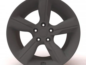 Hyundai Veloster 2014 factory rim printable 3D Print Model