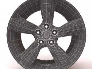 Hyundai Veloster 2014 factory rim printable 3D Baskı Modeli