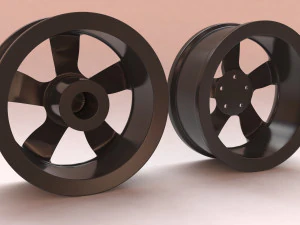 Hyundai Veloster 2014 factory rim printable 3D Print Model
