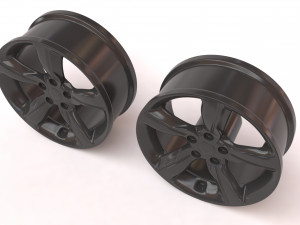 Hyundai Veloster 2014 factory rim printable 3D Baskı Modeli