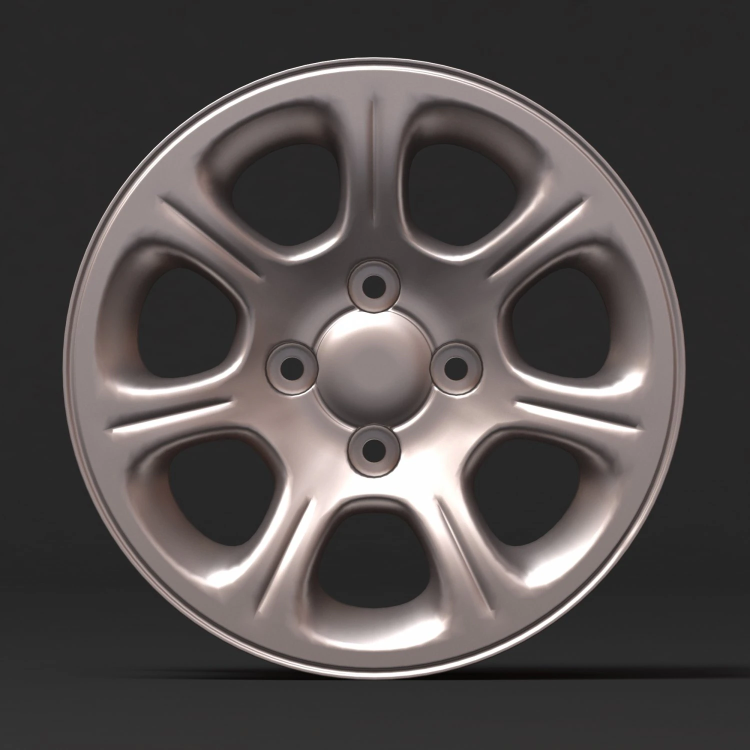 Citroen Saxo VTS rim 3D Print Model .c4d .max .obj .3ds .fbx .stl .blend 