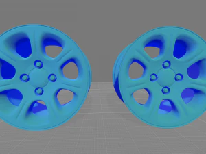 Citroen Saxo VTS rim 3D Print Model