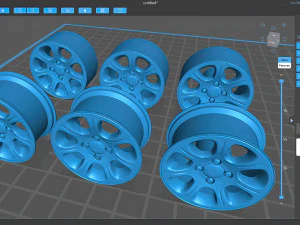 Citroen Saxo VTS rim 3D Print Model
