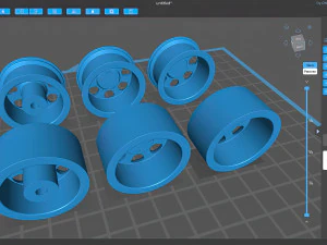 Citroen Saxo VTS rim 3D Print Model