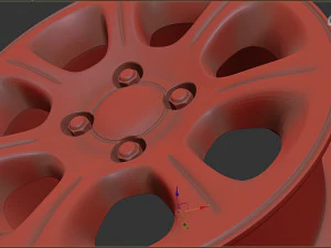 Citroen Saxo VTS rim 3D Print Model