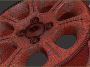 Citroen Saxo VTS rim 3D Print Model