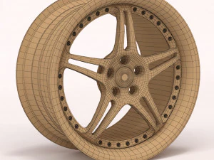 HRE 547R rim printable 3D Print Model