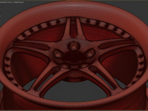 HRE 547R rim printable 3D-printmodel