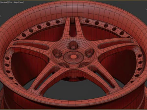 HRE 547R rim printable 3D Print Model