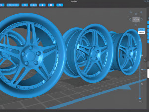 HRE 547R rim printable 3D-printmodel