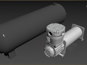 Compressor printable plus air tank 3Dプリントモデル