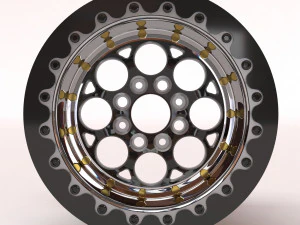 वेल्ड रेसिंग मैग्नम फोर्ज्ड फ्रंट और रियर 3D प्रिंट मॉडल