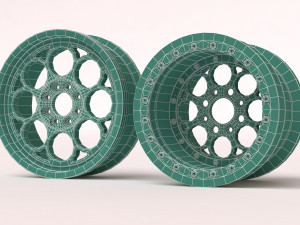 Weld Racing Magnum forged front and rear 3Dプリントモデル