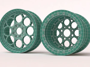Weld Racing Magnum forged front and rear 3D Print Model