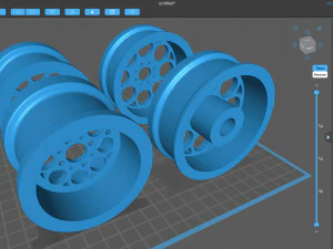 Weld Racing Magnum forged front and rear 3D Print Model