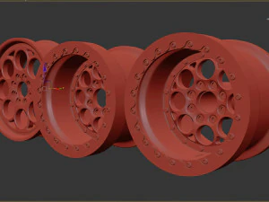 Weld Racing Magnum forged front and rear 3D Print Model