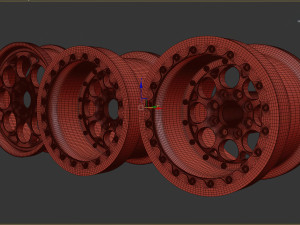 Weld Racing Magnum forged front and rear 3Dプリントモデル