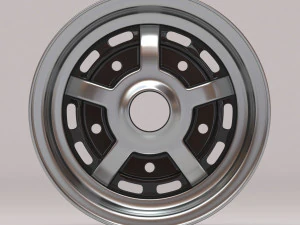 Llanta EMPI Sprintstar de 5 radios imprimible Modelo de impresión 3D