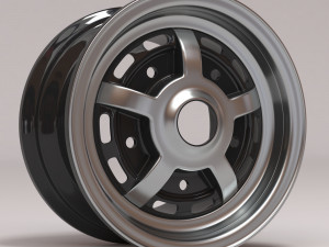 EMPI Sprint Star 5spoke rim printable Model Cetak 3D
