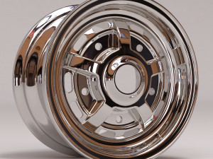 EMPI Sprint Star 5spoke rim printable Model Cetak 3D