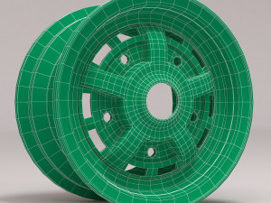 EMPI Sprint Star 5spoke rim printable Model Cetak 3D