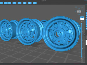 EMPI Sprint Star 5spoke rim printable Model Cetak 3D