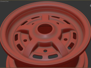 EMPI Sprint Star 5spoke rim printable Model Cetak 3D