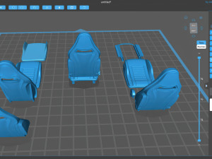 Alfa Romeo Giulia QV Sparco seat printable 3D 打印模型