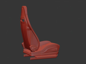 Alfa Romeo Giulia QV Sparco seat printable 3D 打印模型