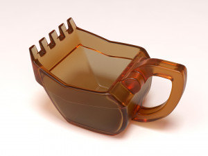 Excavator Cup printable 3D Print Model