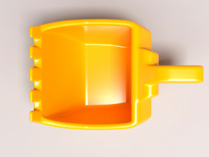 Excavator Cup printable 3D Print Model