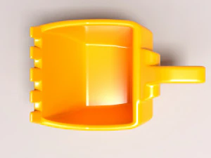 Excavator Cup printable 3D Print Model