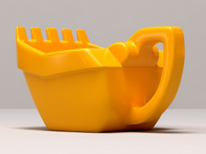 Excavator Cup printable 3D Print Model