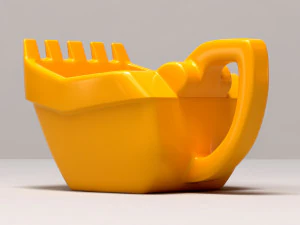Excavator Cup printable 3D Print Model