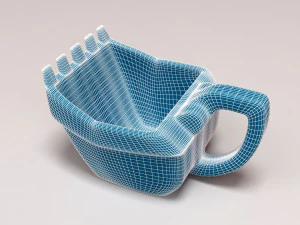 Excavator Cup printable 3D Print Model