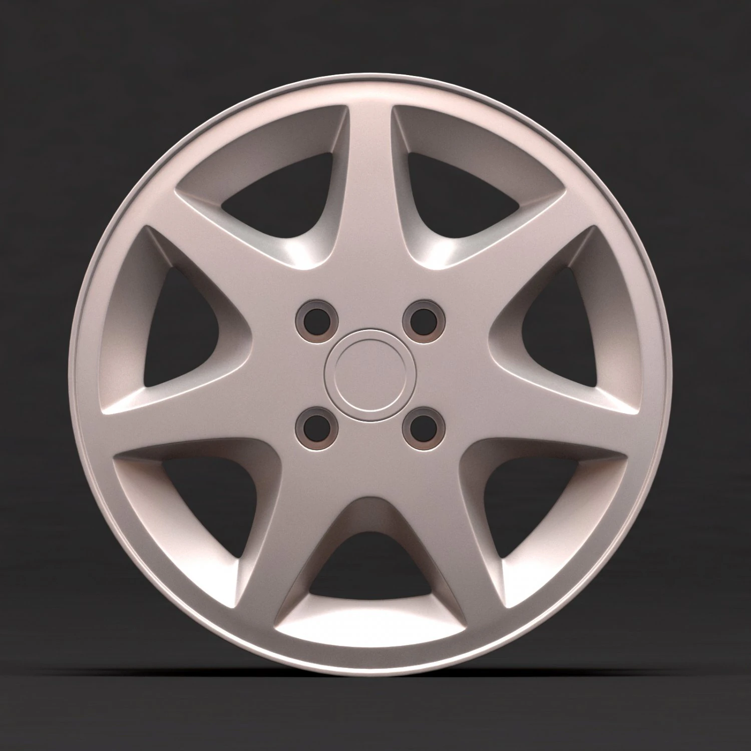 RS 7 Spoke rim convex printable 3D Print Model .c4d .max .obj .3ds .fbx .stl .blend 