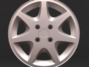 RS 7 Spoke rim convex printable Modelo de impresión 3D