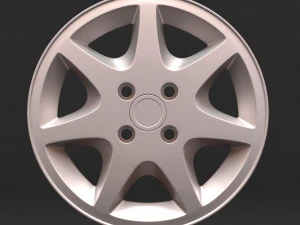 RS 7 スポーク リム凸面印刷可能 3Dプリントモデル