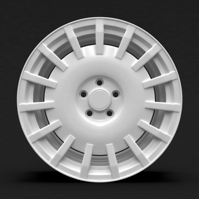 OZ Racing Rally rim printable model 3D Print Model .c4d .max .obj .3ds .fbx .stl .blend 