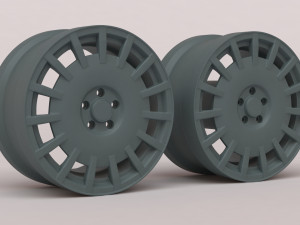 OZ Racing Rally rim printable model 3D Print Model