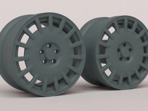 OZ Racing Rally rim printable model 3D Print Model