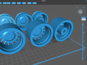 OZ Racing Rally rim printable model 3D Print Model