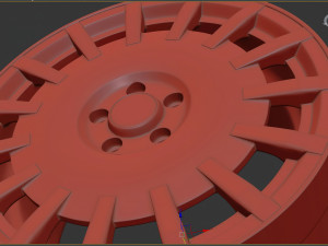 OZ Racing Rally rim printable model 3D Print Model