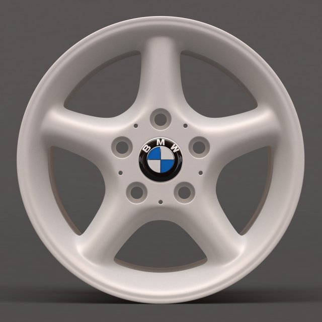 E36 Style 18 rim printable 3D Принт Модель .c4d .max .obj .3ds .fbx .stl .blend