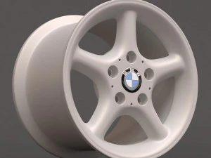 E36 Style 18 rim printable 3D Print Model
